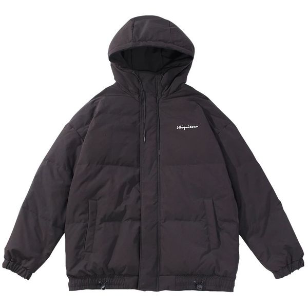 men's down parkas s cotton padded jacket winter coat parka bombers solid windproof hip hop streetwear male for men 221207, Black
men's down parkas s cotton padded jacket winter coat parka bombers solid windproof hip hop streetwear male for men 221207, Black