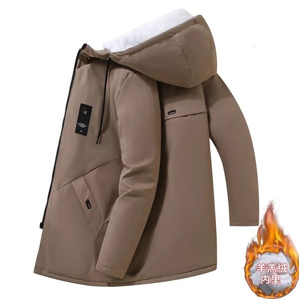 men's down parkas upgrade men solid winter casual padded jacket hooded thick coats waterproof medium and long size windbreaker 221207, Black
men's down parkas upgrade men solid winter casual padded jacket hooded thick coats waterproof medium and long size windbreaker 221207, Black