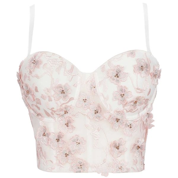 summer new suspender vest women wear mesh outside flower wrap chest breathable belt breast cushion versatile back bra, White
summer new suspender vest women wear mesh outside flower wrap chest breathable belt breast cushion versatile back bra, White