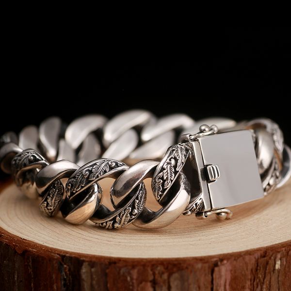 charm bracelets lh national retro fashion cuban bracelet men trend domineering motorcycle european and american hiphop street accessories 22, Golden;silver
charm bracelets lh national retro fashion cuban bracelet men trend domineering motorcycle european and american hiphop street accessories 22, Golden;silver