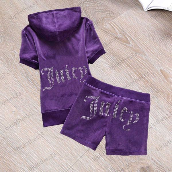 juicy tracksuit womens two pieces pants velvet fabric back drill letter printing short sleeve hooded jacket elastic waist shorts women wear, White
juicy tracksuit womens two pieces pants velvet fabric back drill letter printing short sleeve hooded jacket elastic waist shorts women wear, White