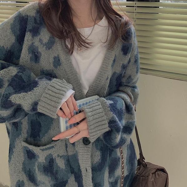 women s knits tees deeptown korean style leopard print knitted cardigan sweater women harajuku v neck long sleeve oversize jumper pullover f, White
women s knits tees deeptown korean style leopard print knitted cardigan sweater women harajuku v neck long sleeve oversize jumper pullover f, White
