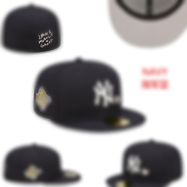 2023 men's fashion hip hop classic navy blue black color flat peak full size closed caps baseball sports all team fitted hats in size 7, Blue;gray
2023 men's fashion hip hop classic navy blue black color flat peak full size closed caps baseball sports all team fitted hats in size 7, Blue;gray