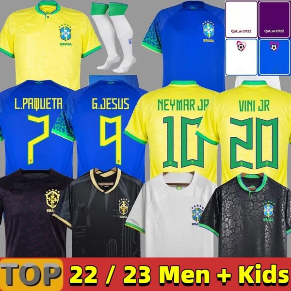 s-4xl 2022 brazil soccer jersey camiseta paqueta brazils neres coutinho football shirt marcelo pele casemiro maillot men kids sets marquinho, Black;yellow
s-4xl 2022 brazil soccer jersey camiseta paqueta brazils neres coutinho football shirt marcelo pele casemiro maillot men kids sets marquinho, Black;yellow