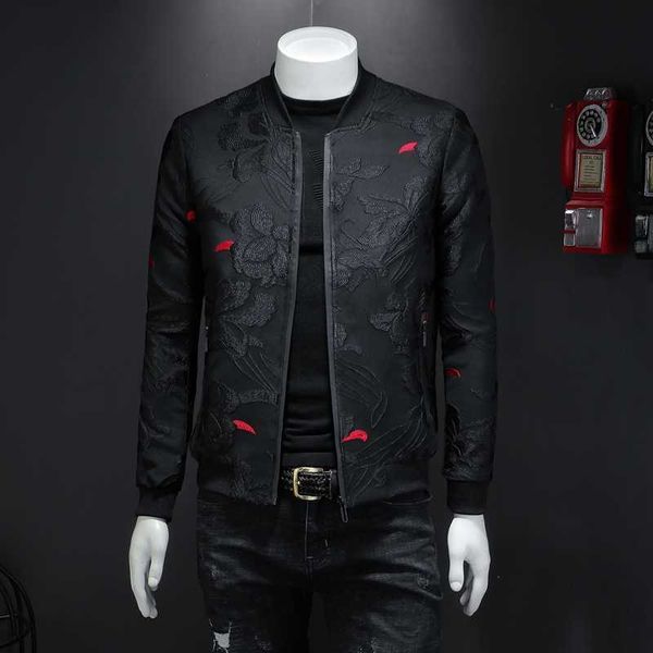 men's jackets 2022 autumn new floral jacket men fashion vintage business bomber jacquard jacket masculinas casual slim jacket coat man, Black;brown
men's jackets 2022 autumn new floral jacket men fashion vintage business bomber jacquard jacket masculinas casual slim jacket coat man, Black;brown
