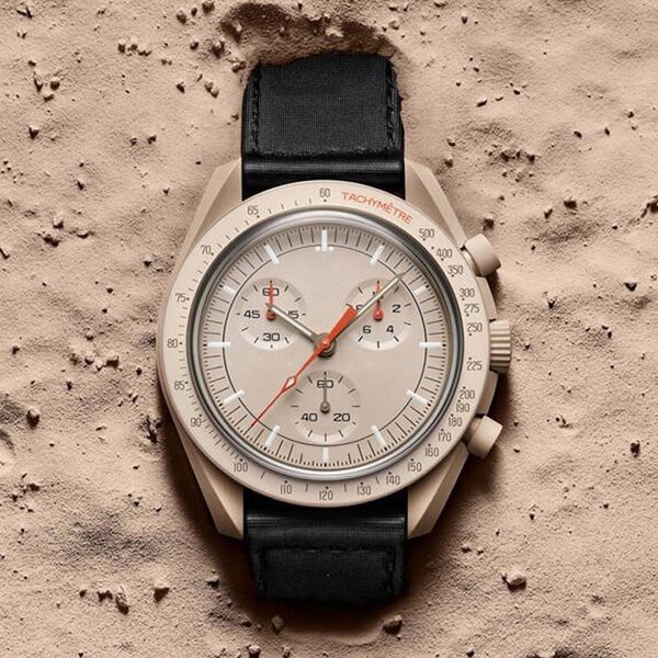 bioceramic planet moon mens watches full function quarz chronograph watch 42mm nylon luxury watch limited edition master wristwatches, Slivery;brown
bioceramic planet moon mens watches full function quarz chronograph watch 42mm nylon luxury watch limited edition master wristwatches, Slivery;brown