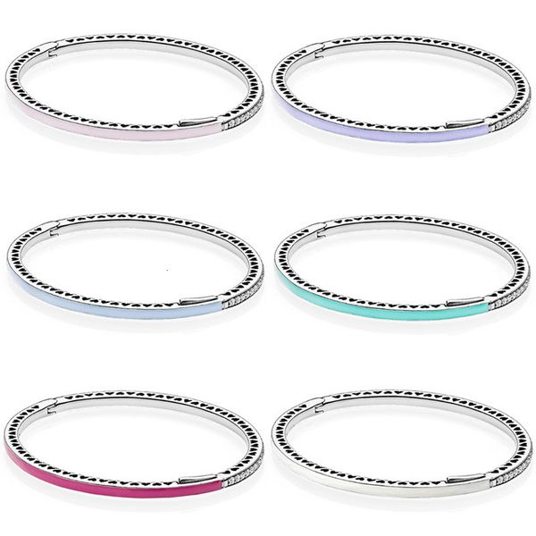 charm bracelets original multicolor radiant hearts with cubic zirconia bangle fit fashion 925 sterling silver bracelet bead charm diy jewelr, Golden;silver 
charm bracelets original multicolor radiant hearts with cubic zirconia bangle fit fashion 925 sterling silver bracelet bead charm diy jewelr, Golden;silver