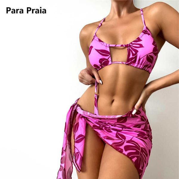 bras sets para praia print 3 pieces bandeau bikini set 2021 skirt swimwear women bandage high waist swimsuit female summer cut out biquini t, Red;black
bras sets para praia print 3 pieces bandeau bikini set 2021 skirt swimwear women bandage high waist swimsuit female summer cut out biquini t, Red;black