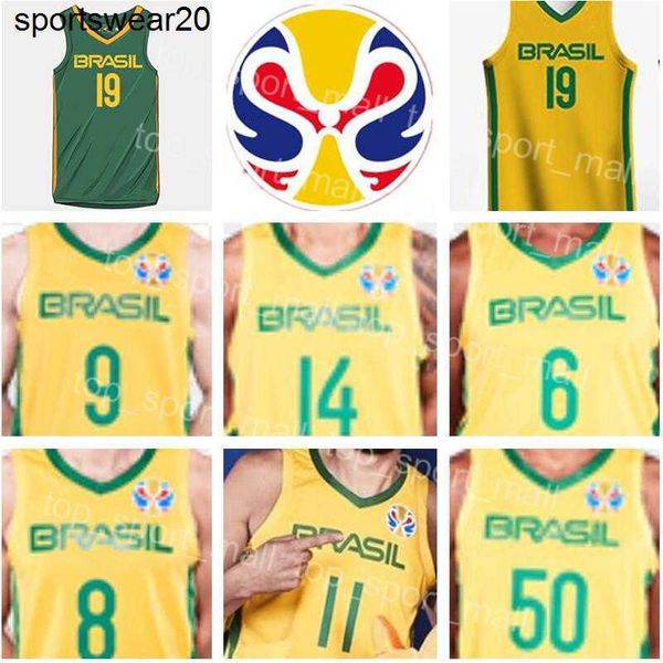 team brazils basketball jersey brasils 9 marcelinho huertas 14 marquinhos sousa cristiano felicio vitor benite anderson varejao men, Black;red
team brazils basketball jersey brasils 9 marcelinho huertas 14 marquinhos sousa cristiano felicio vitor benite anderson varejao men, Black;red