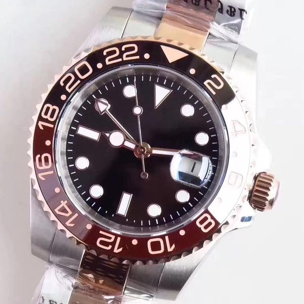 mens wristwatch automatic mechanical 40mm rose gold stainless steel strap folding buckle waterproof sapphire glass montre de luxe, Slivery;brown
mens wristwatch automatic mechanical 40mm rose gold stainless steel strap folding buckle waterproof sapphire glass montre de luxe, Slivery;brown