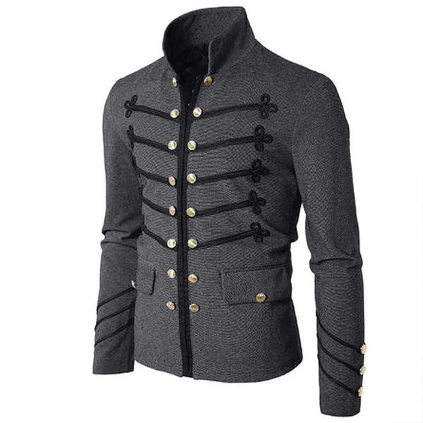 men's jackets mens vintage steampunk gothic clothing solid color embroidered button jacket victorian punk coat tuxedo suit m t221208, Black;brown
men's jackets mens vintage steampunk gothic clothing solid color embroidered button jacket victorian punk coat tuxedo suit m t221208, Black;brown