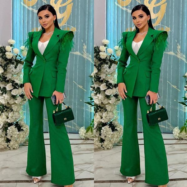 designer green women pants suits with shoulder pads long sleeve straight slim blazer sets high streetwear 2 pieces, Black;red
designer green women pants suits with shoulder pads long sleeve straight slim blazer sets high streetwear 2 pieces, Black;red