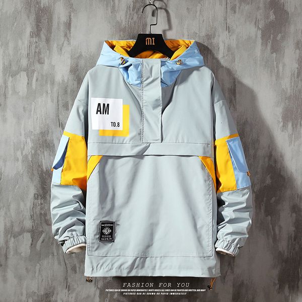 mens jackets mens jacket fashion spring autum casual streetwear hoodie jacket men waterproof clothes mens windbreaker coat male outwear 2212, Black;brown
mens jackets mens jacket fashion spring autum casual streetwear hoodie jacket men waterproof clothes mens windbreaker coat male outwear 2212, Black;brown
