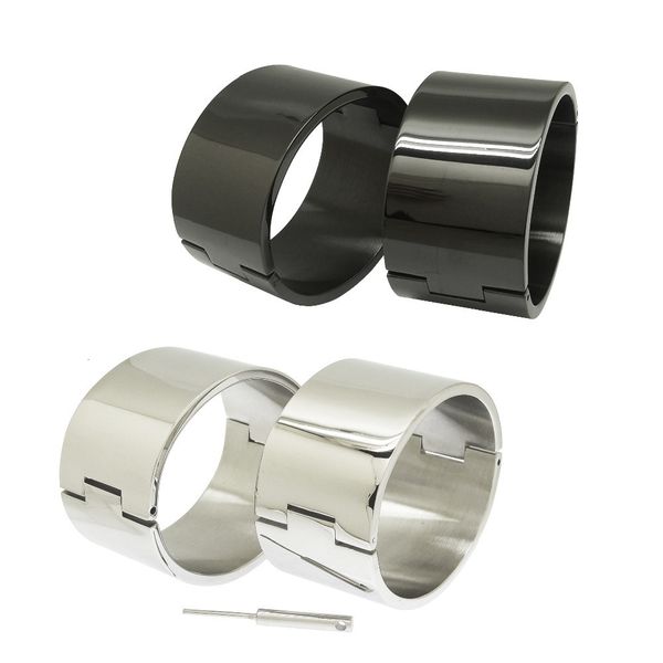 bangle polished brushed silver black 100 stainless steel wrist ankle cuffs lockable bangle slave bracelets jewelry 221206
bangle polished brushed silver black 100 stainless steel wrist ankle cuffs lockable bangle slave bracelets jewelry 221206