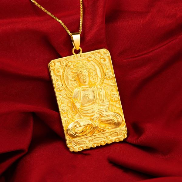 vajra sitting buddha pendant chain for women men solid 18k yellow gold filled classic vintage jewelry gift, Silver
vajra sitting buddha pendant chain for women men solid 18k yellow gold filled classic vintage jewelry gift, Silver