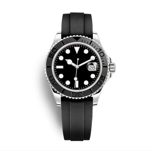 luxury fashion 40mm senior mens watch black dial rubber strap 2813 automatic movement classic men's watches advanced wristwatch fastest, Slivery;brown
luxury fashion 40mm senior mens watch black dial rubber strap 2813 automatic movement classic men's watches advanced wristwatch fastest, Slivery;brown