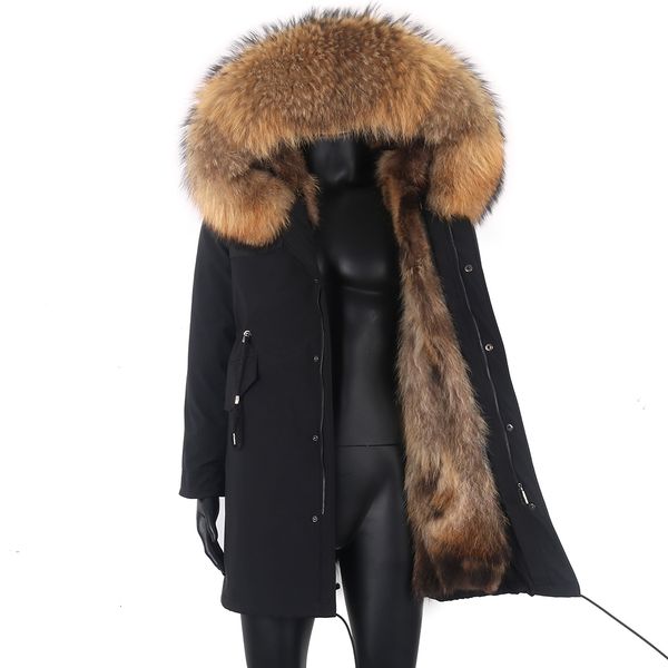 men's fur faux waterproof men parka winter jacket fashion warm long real coat man parkas natural outerwear streetwear 221206, Black
men's fur faux waterproof men parka winter jacket fashion warm long real coat man parkas natural outerwear streetwear 221206, Black