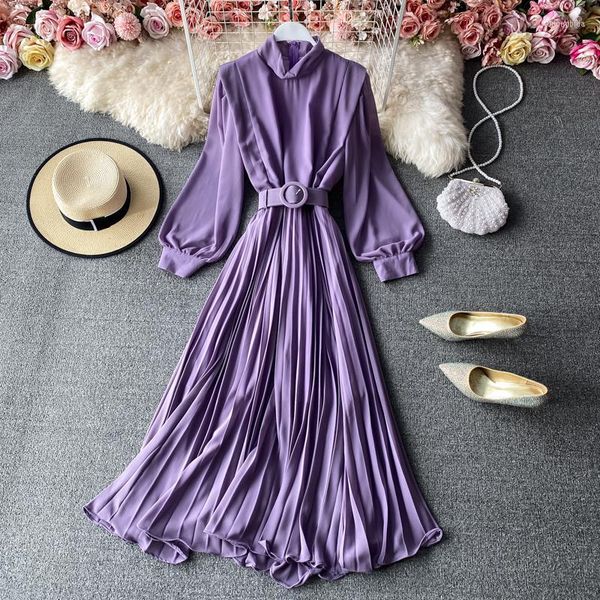 casual dresses women office chiffon dresss spring autumn elegant puff sleeved french dress ladies vintage hjgh waist bandage vestidos, Black;gray
casual dresses women office chiffon dresss spring autumn elegant puff sleeved french dress ladies vintage hjgh waist bandage vestidos, Black;gray