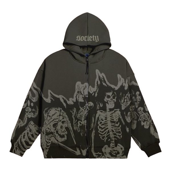 mens hoodies sweatshirts streetwear crewneck skeleton hoodie couple style y2k retro hoodie zipper oversized sweatshirt gothic 221206, Black
mens hoodies sweatshirts streetwear crewneck skeleton hoodie couple style y2k retro hoodie zipper oversized sweatshirt gothic 221206, Black