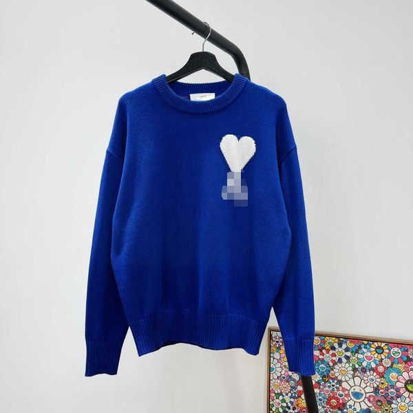 men's sweaters designer amis men's women's knitted sweater pure color loose long sleeve round neck pullover love embroidered, White;black
men's sweaters designer amis men's women's knitted sweater pure color loose long sleeve round neck pullover love embroidered, White;black