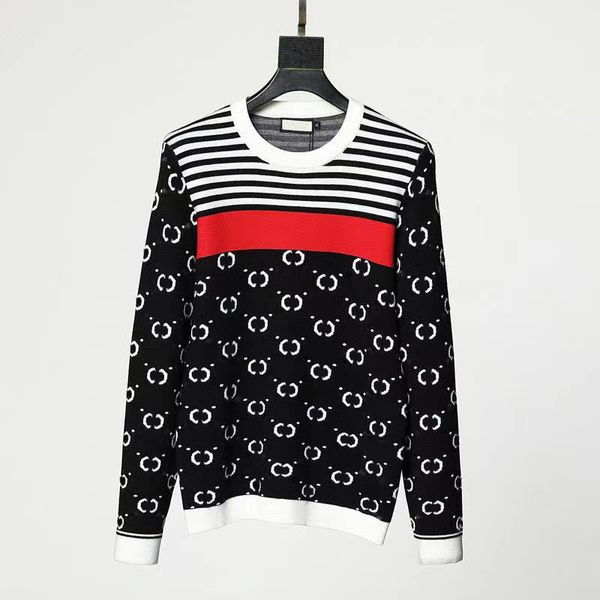 designer sweater mens women sweaters high-end design men pullover long sleeves knitwear jumpers womens in autumn and winter size -3xl 02, White;black 
designer sweater mens women sweaters high-end design men pullover long sleeves knitwear jumpers womens in autumn and winter size -3xl 02, White;black