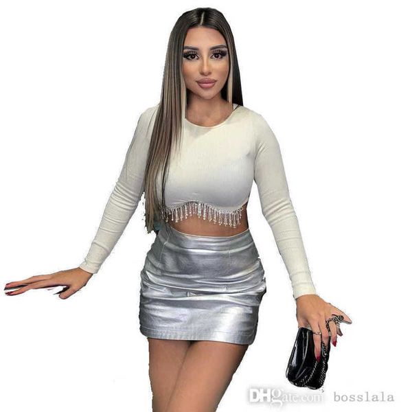 new womens tassel t-shirt slim bodybutton shirt long sleeve exposed diamond crop tees 2023 spring autumn clothes, White
new womens tassel t-shirt slim bodybutton shirt long sleeve exposed diamond crop tees 2023 spring autumn clothes, White