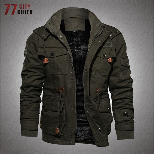 men's jackets winter fleece warm jacket men military thick casual hooded windbreaker coats mens bomber cargo parkas outwear jaqueta mas, Black;brown
men's jackets winter fleece warm jacket men military thick casual hooded windbreaker coats mens bomber cargo parkas outwear jaqueta mas, Black;brown