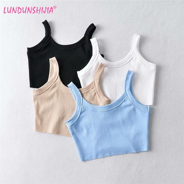 women's tanks 2022 summer women's crop elastic ribbed cotton sleeveless camis short backless u-neck, White
women's tanks 2022 summer women's crop elastic ribbed cotton sleeveless camis short backless u-neck, White