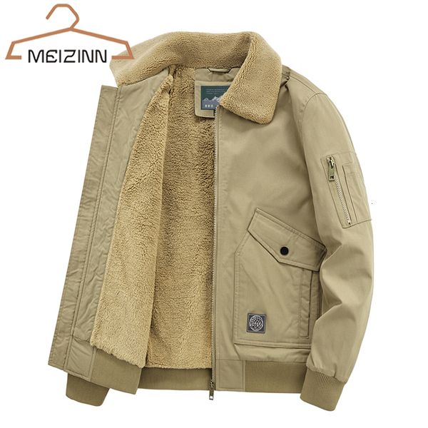 men's jackets meizinn military thicken warm windbreaker autumn winter casual fashion slim coat bomber tactics 221206, Black;brown
men's jackets meizinn military thicken warm windbreaker autumn winter casual fashion slim coat bomber tactics 221206, Black;brown