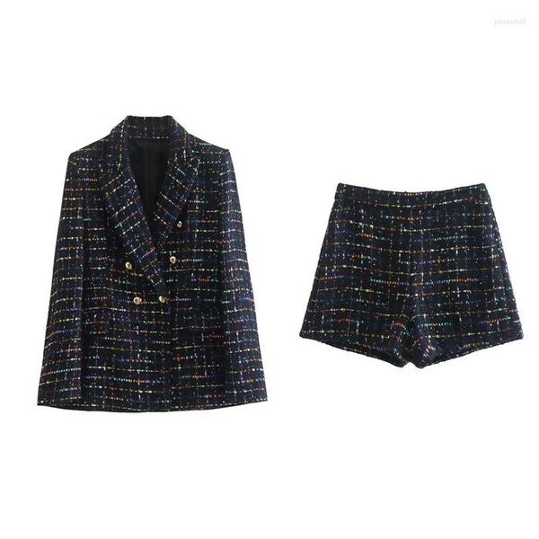 women's suits women vintage notched collar colorful ribbon plaid tweed woolen blazer coat female outerwear chic veste ct2982, White;black
women's suits women vintage notched collar colorful ribbon plaid tweed woolen blazer coat female outerwear chic veste ct2982, White;black