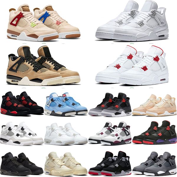 4s basketball shoes sports sneakers 4 military black black cat retro university blue red thunder sail cactus jack white oreo infrared diy kn
4s basketball shoes sports sneakers 4 military black black cat retro university blue red thunder sail cactus jack white oreo infrared diy kn
