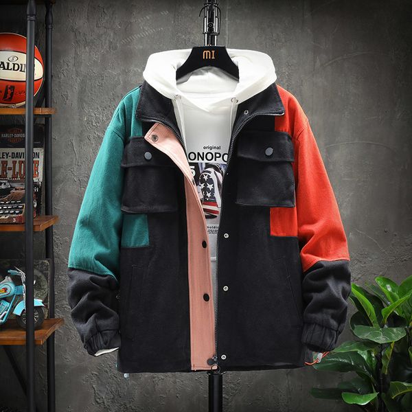 mens jackets wetailor mens spring autumn jacket zipper casual hooded jakcet fashion patchwork windbreaker jacket men waterproof coat 221207, Black;brown 
mens jackets wetailor mens spring autumn jacket zipper casual hooded jakcet fashion patchwork windbreaker jacket men waterproof coat 221207, Black;brown