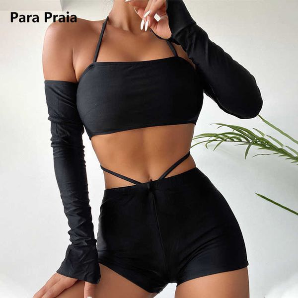 bras sets para praia black long sleeve women swimsuit 2022 swimwear off shoulder biquini push up bikini set high waist bathing suit t221206, Red;black
bras sets para praia black long sleeve women swimsuit 2022 swimwear off shoulder biquini push up bikini set high waist bathing suit t221206, Red;black