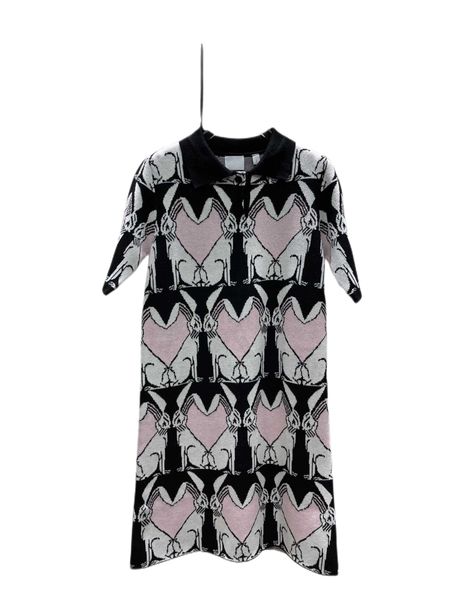 23 early spring latest series rabbit year series pattern crochet knitted dress, Black;gray
23 early spring latest series rabbit year series pattern crochet knitted dress, Black;gray