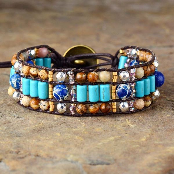 charm bracelets natural stones japser seed beads cuff designer bracelets vintage bohemia statement bracelet femme couples jewelry dropship 2, Golden;silver
charm bracelets natural stones japser seed beads cuff designer bracelets vintage bohemia statement bracelet femme couples jewelry dropship 2, Golden;silver