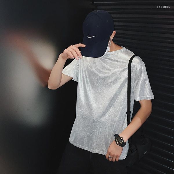 men's t shirts summer bright color short-sleeved t-shirt men's fashion casual o-neck hip-hop shirt men streetwear wild loose tshir, White;black
men's t shirts summer bright color short-sleeved t-shirt men's fashion casual o-neck hip-hop shirt men streetwear wild loose tshir, White;black