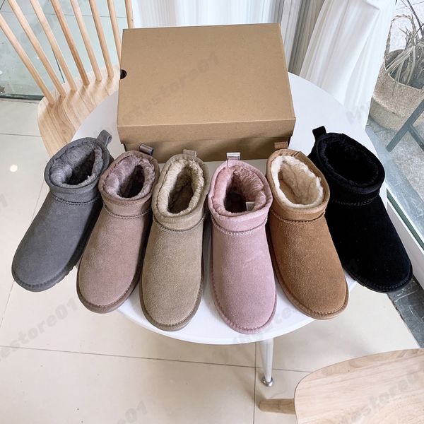 2023 new women australian boot aus slipper furry slides classical ultra mini platform boots suede woolen winter australia designer ankle boo, Black
2023 new women australian boot aus slipper furry slides classical ultra mini platform boots suede woolen winter australia designer ankle boo, Black