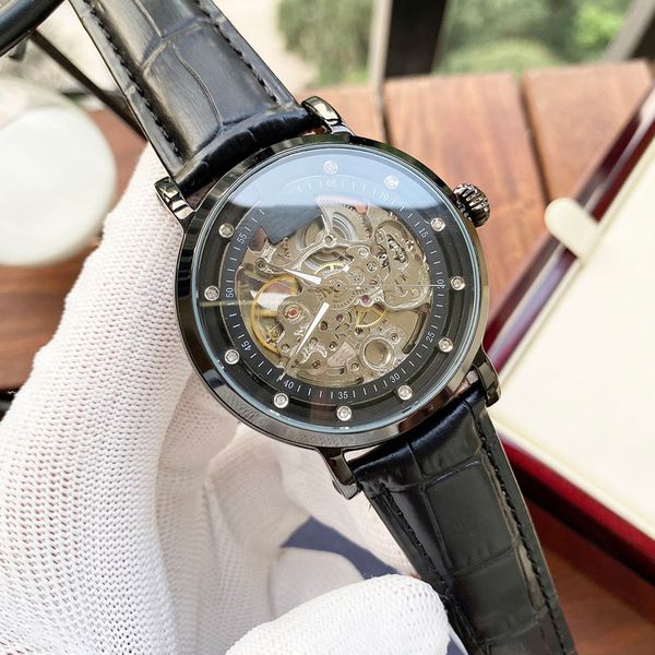 hollow watch men watch 42mm automatic mechanical wristwatches business leather wristwatch montre de luxe, Slivery;brown
hollow watch men watch 42mm automatic mechanical wristwatches business leather wristwatch montre de luxe, Slivery;brown