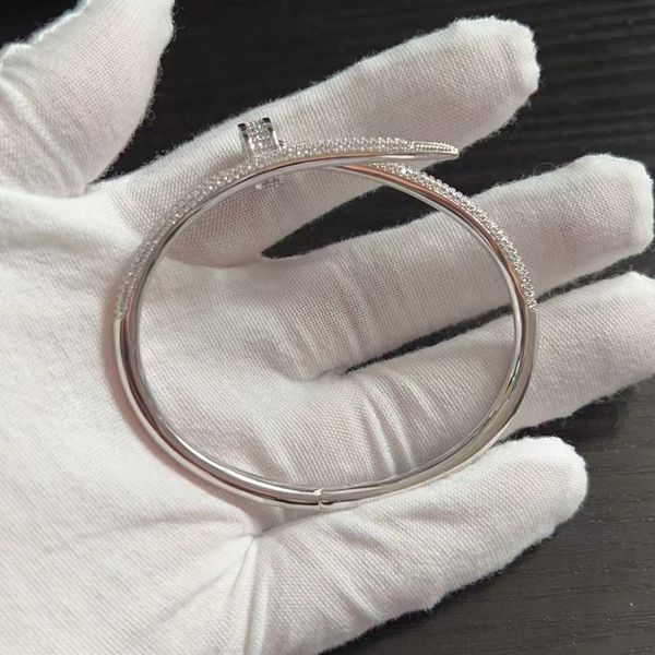 love bangle bracelet women men full diamond nail bracelets 18k gold plated bangle jewelry for lover gift no box, Black
love bangle bracelet women men full diamond nail bracelets 18k gold plated bangle jewelry for lover gift no box, Black