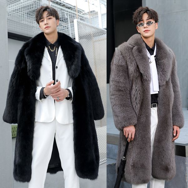 men's fur faux winter men's fur coat fattening lamb warm casual windbreaker 221206, Black
men's fur faux winter men's fur coat fattening lamb warm casual windbreaker 221206, Black