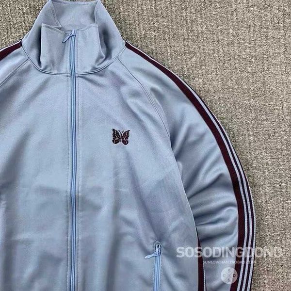 men's jackets blue needles jacket men women 1 1 butterfly embroidery needles coats track jackets awge outerwear t221208, Black;brown
men's jackets blue needles jacket men women 1 1 butterfly embroidery needles coats track jackets awge outerwear t221208, Black;brown