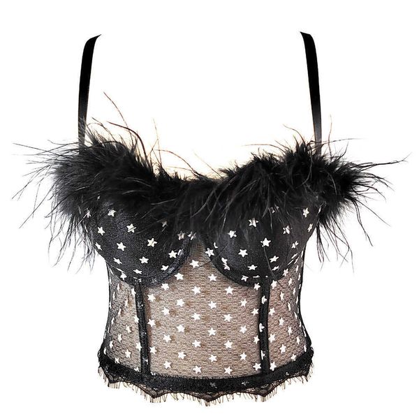 luxurious noble vest style feather corset can be worn outside and waist short breathable suspender can be used to shape small stars, Red;black
luxurious noble vest style feather corset can be worn outside and waist short breathable suspender can be used to shape small stars, Red;black
