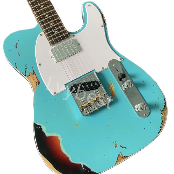 lvychina electric guitar tl blue color do the old one factory direct sales can be customized
lvychina electric guitar tl blue color do the old one factory direct sales can be customized