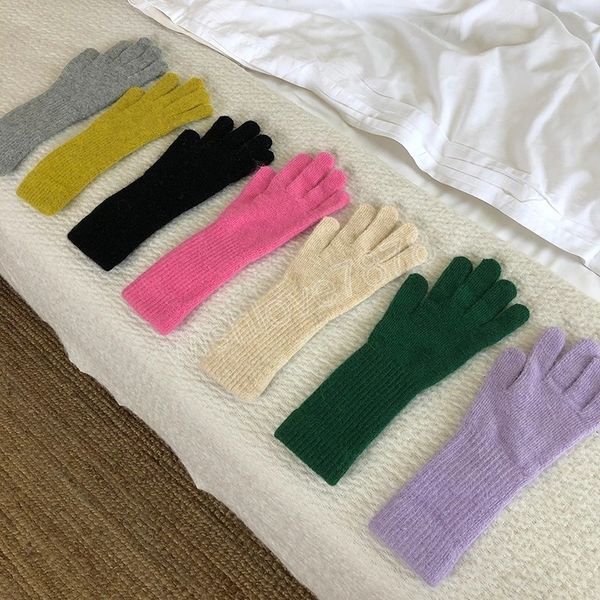 female high elastic full fingers gloves faux rabbit wool gloves women winter mittens solid color thicken warm glove, Blue;gray
female high elastic full fingers gloves faux rabbit wool gloves women winter mittens solid color thicken warm glove, Blue;gray