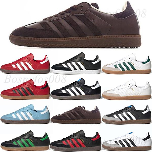 designer samba og casual shoes mens womens sambas black white gum brown manchester united mexico real madrid trainers sports sneakers
designer samba og casual shoes mens womens sambas black white gum brown manchester united mexico real madrid trainers sports sneakers