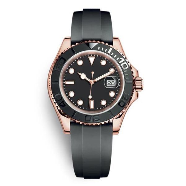 luxury fashion 43mm premium men watch black dial rubber strap 2813 automatic movement classic mens watches ceramic bezel premium's watc, Slivery;brown
luxury fashion 43mm premium men watch black dial rubber strap 2813 automatic movement classic mens watches ceramic bezel premium's watc, Slivery;brown