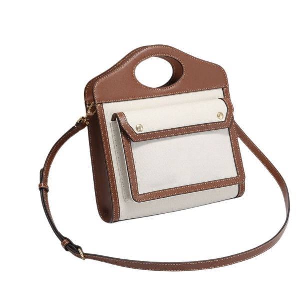 designer classic two color canvas leather handbag one shoulder crossbody tote bag easy to carry
designer classic two color canvas leather handbag one shoulder crossbody tote bag easy to carry