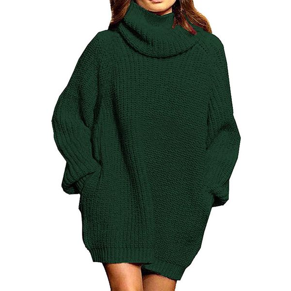 women's sweaters oversized long sleeve turtleneck knitted sweater for women solid white pullover fashion double pocket dress 221207, White;black
women's sweaters oversized long sleeve turtleneck knitted sweater for women solid white pullover fashion double pocket dress 221207, White;black
