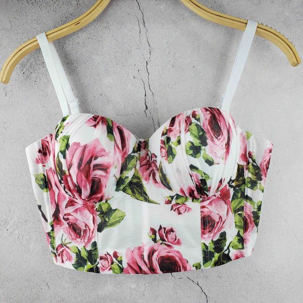 new printed folding mesh vest suspender versatile in spring and summer slim short slim strapless blouse female, White
new printed folding mesh vest suspender versatile in spring and summer slim short slim strapless blouse female, White