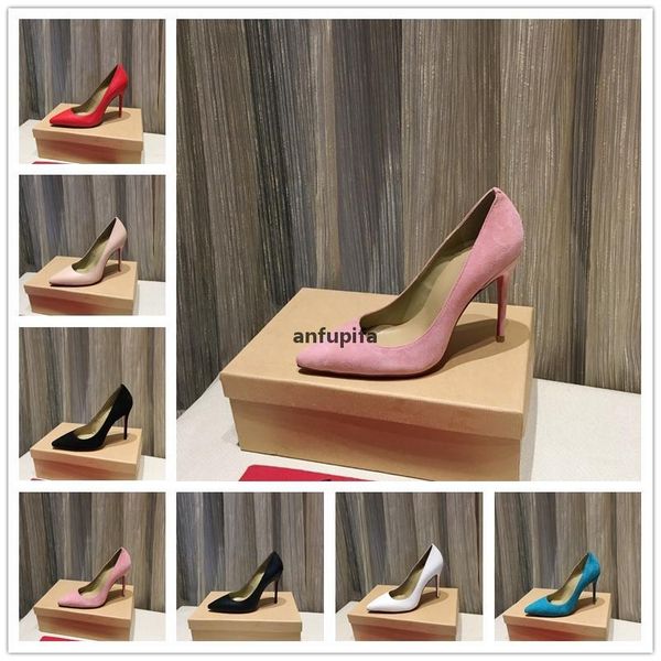 red bottomed christians shoe red high heels nude color pointed sandals fashion banquet stylist ladies dress shoes studded l cqb, Black
red bottomed christians shoe red high heels nude color pointed sandals fashion banquet stylist ladies dress shoes studded l cqb, Black